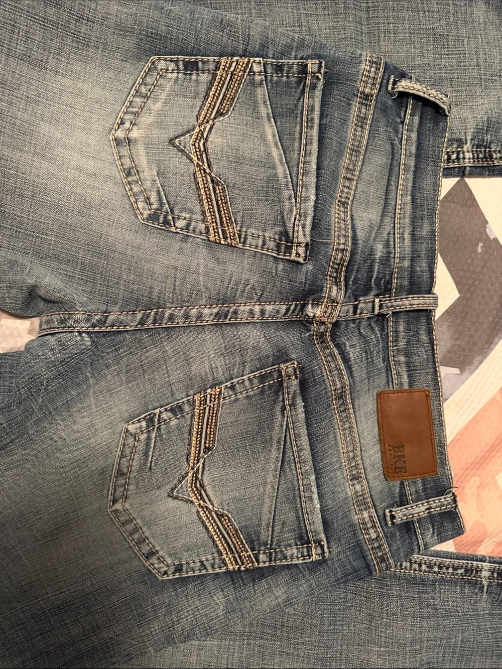 BKE Alec Men’s Dark Blue Denim Jeans